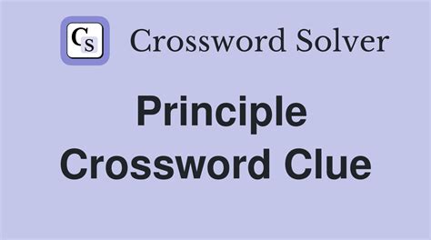 first principle crossword clue|first principle crossword answer.